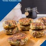 Pinterest image for fish patties