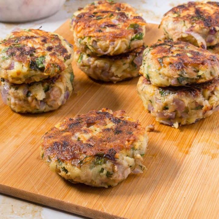 Tuna Potato Patties Tuna Patties with Grated Potato Veena Azmanov