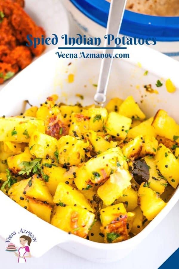 Pinterest image for Indian potatoes