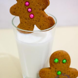 These traditional gingerbread cookies are the best treats and activity for kids especially during play dates. Watch my son in the video below. They taste absolutely delicious on their own with the warm mix of spices like ginger, cinnamon and have a beautiful color from the molasses. They make perfect goody bags for Christmas, Halloween or Easter too..!!