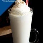 Pinterest image for stabilized whipped cream.
