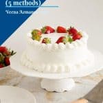 Pinterest image for stabilized whipped cream.