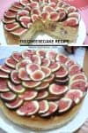 How to make a baked fig cheesecake at home