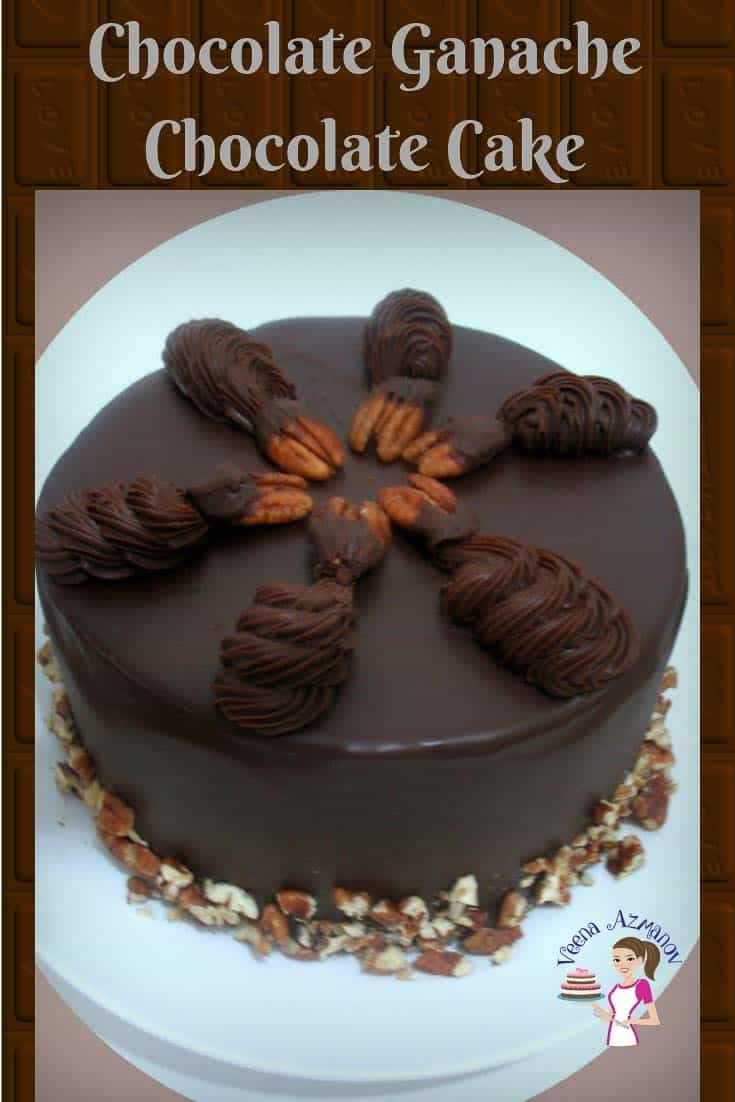 This chocolate ganache chocolate cake for a true chocolate lover. Delicious layers of rich chocolate cake frosted with chocolate ganache and glazed with chocolate glaze for that ultimate finish. Whether you make this for a birthday celebration or for a simple weekend dinner. This chocolate cake is truly a dessert to be enjoyed guiltfree. An image optimized for social media share for this chocolate ganache chocolate cake recipe a true chocolate lovers dream cake.