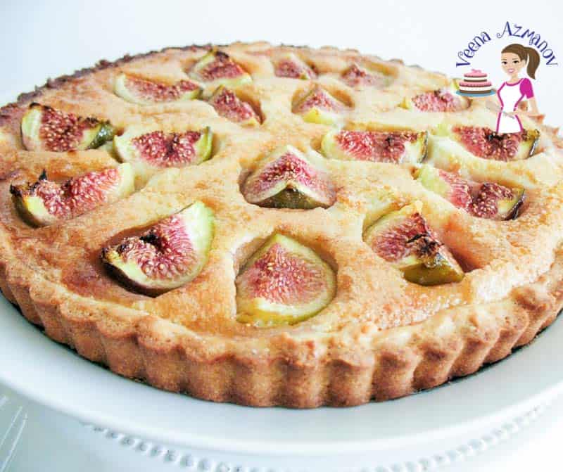 A French fig tart.