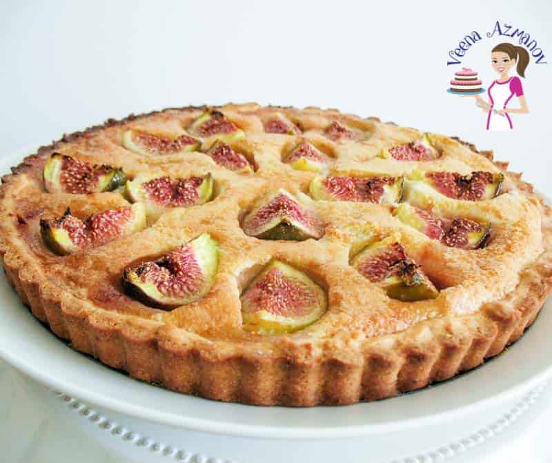 A French fig tart.