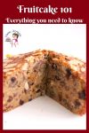 A piece of fruit cake