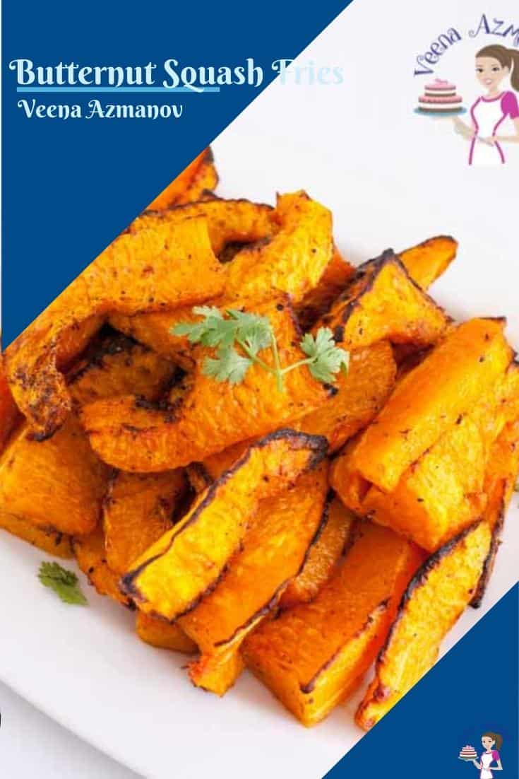 Oven Baked Butternut Squash Fries Veena Azmanov