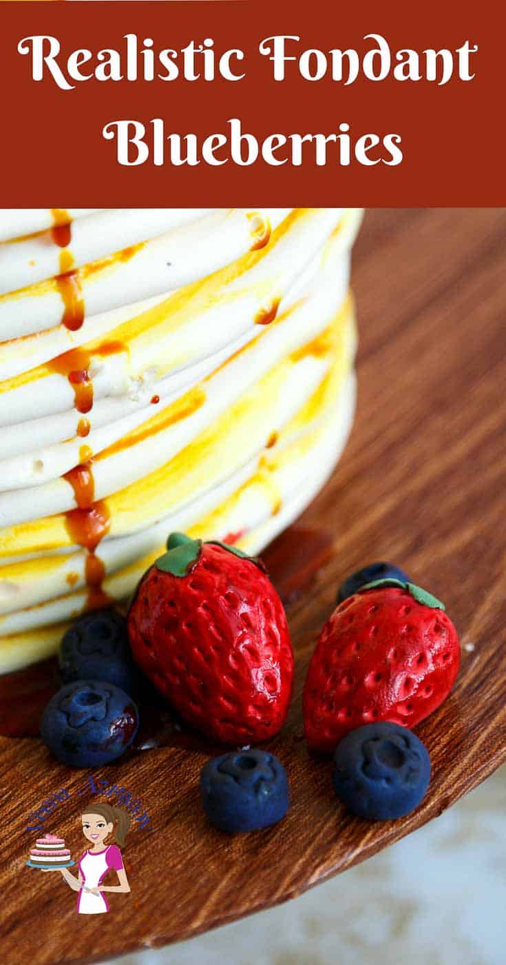 A close up of a cake decorated to look like a stack of pancakes. 