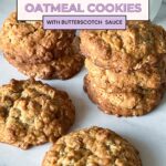 Pinterest image for Cookies with Rolled Oats.
