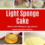 Pinterest image for Genoise Light Sponge Cake.