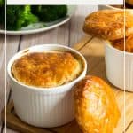 Pinterest image for making Pot Pie with Chicken and Puff Pastry.