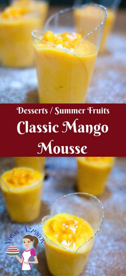 How to Make Homemade Mousse with Mangoes in Summer