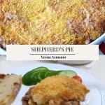 Pinterest image for Shepherd's Pie.