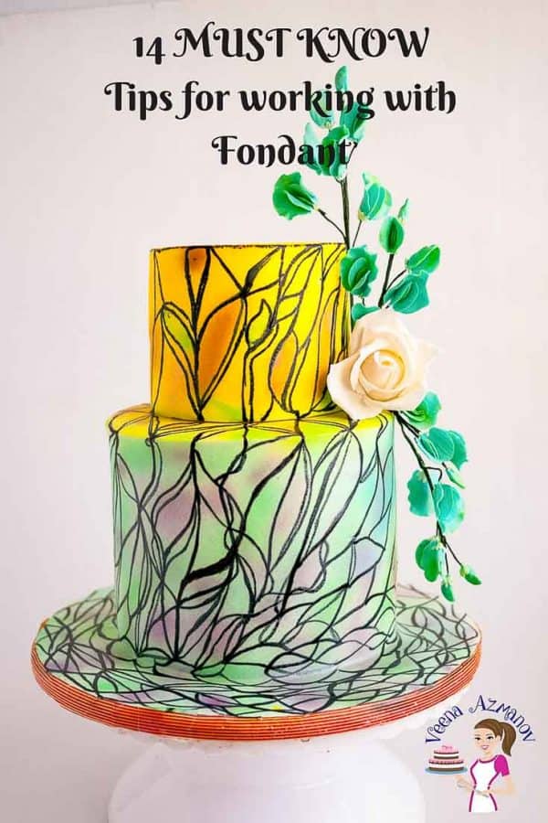 A hand painted cake.