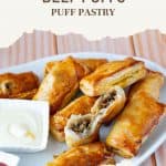 Pinterest image for Meat Patties with Ground Beef.