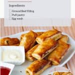 Pinterest image for Meat Patties with Ground Beef.
