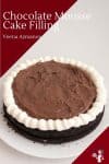 Chocolate mousse cake.
