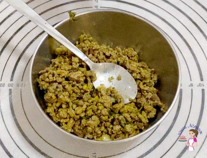 Ground beef in a bowl