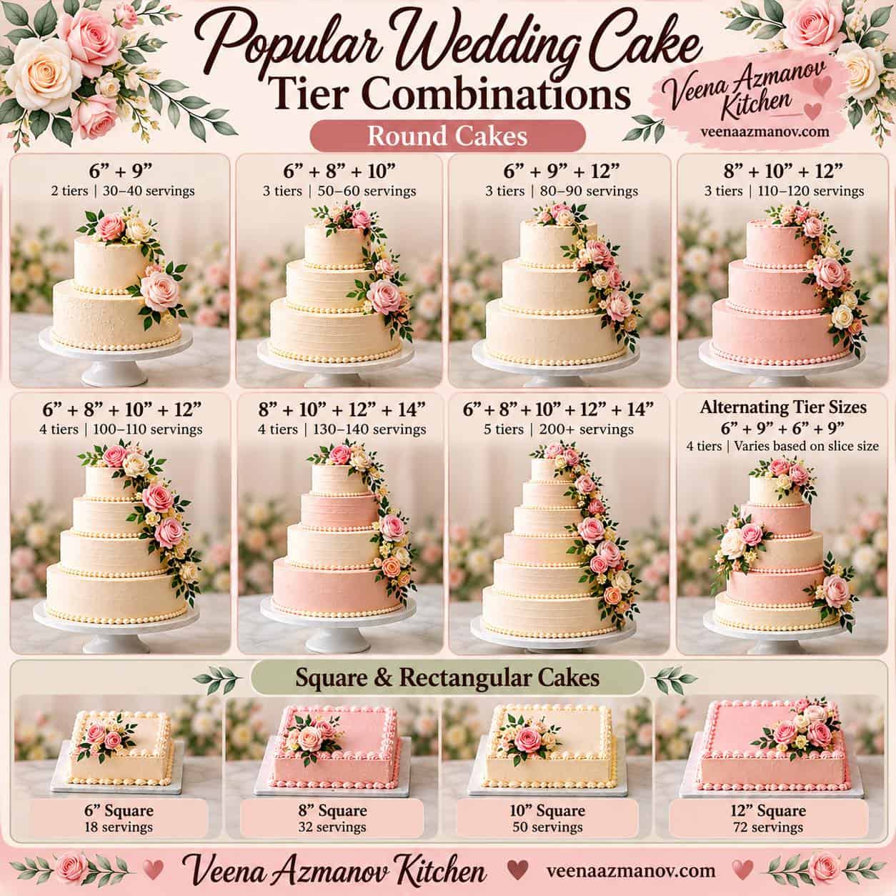Collage showing popular tier combinations.
