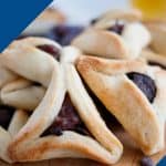 Pinterest image for purim cookies