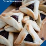 date purim cookies on a board