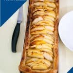 Apple tart made with Puff Pastry