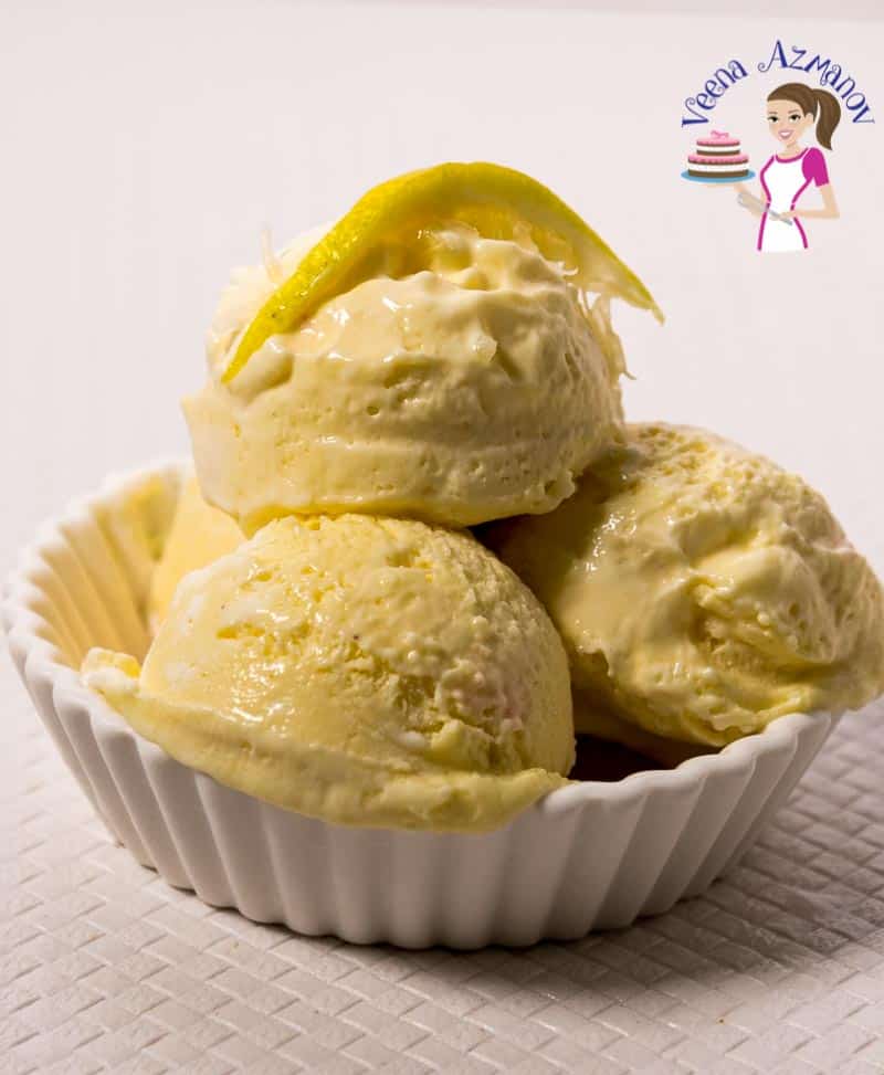 Lemon Ice Cream – No Churn