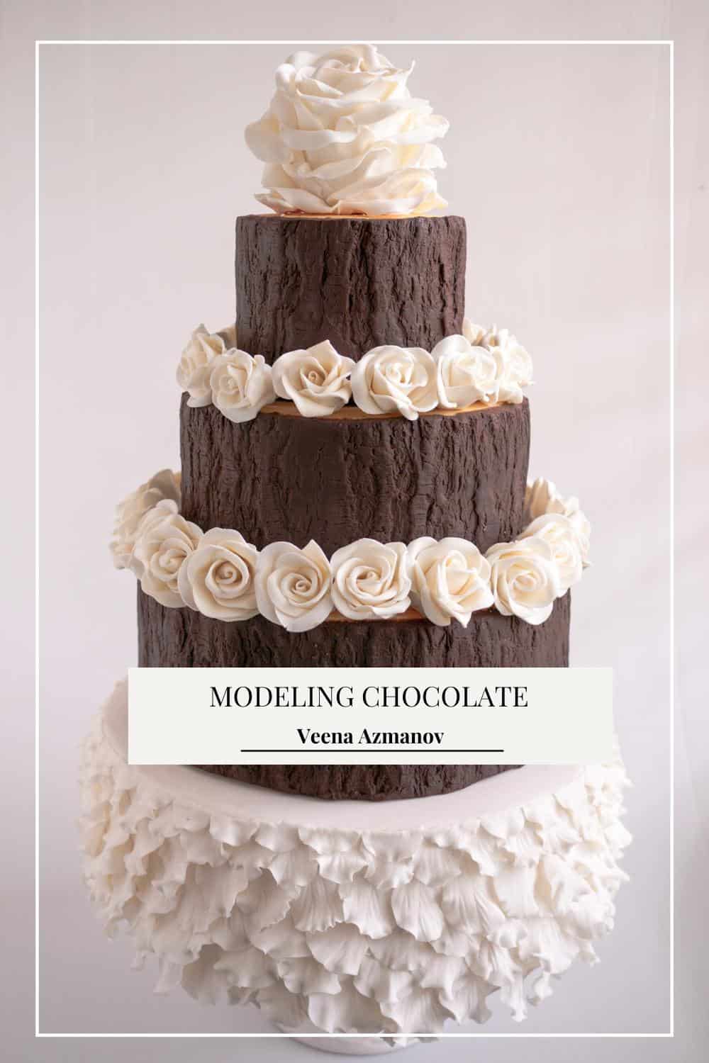 Pinterest image for modeling chocolate.