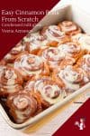 Easy Cinnamon Bread Rolls from Scratch