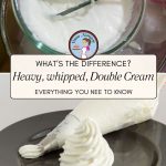 Pinterest image for the Difference between different kinds of cream.