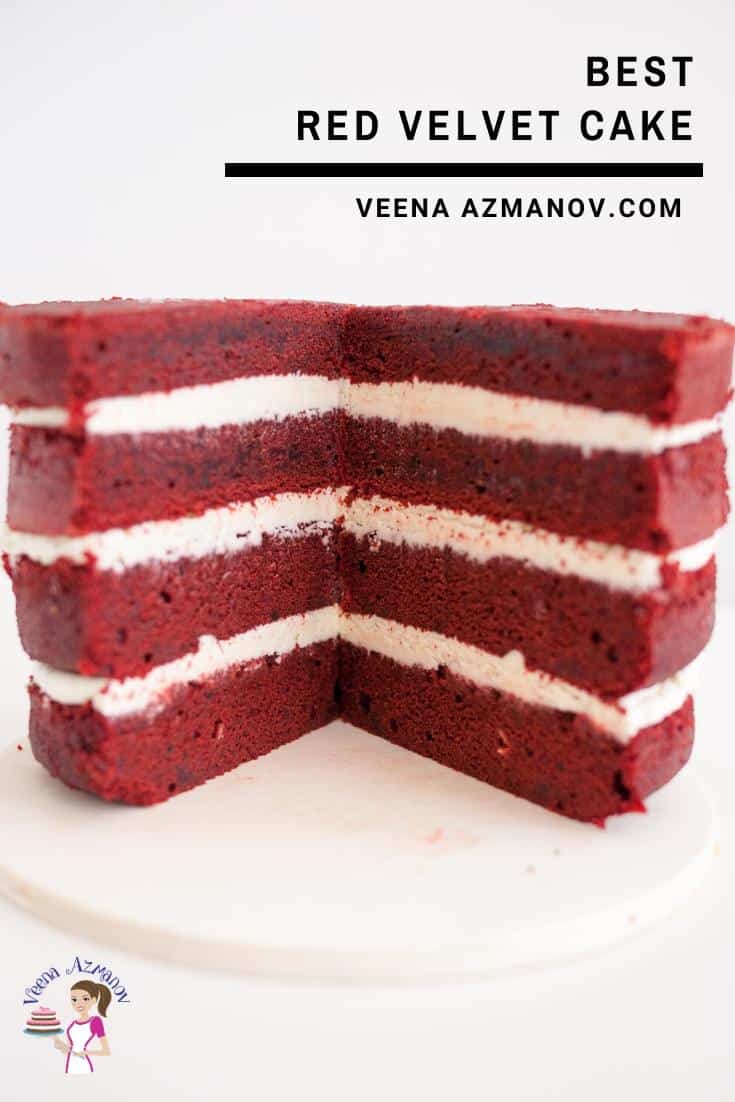 Best Red Velvet Cake With Italian Meringue Buttercream Veena Azmanov