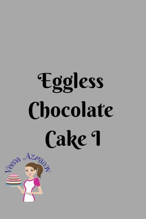 This a  delicious Egg-less chocolate cake recipe that I have been using for a while. It's egg-less and honestly I am not big at the egg-less baking.