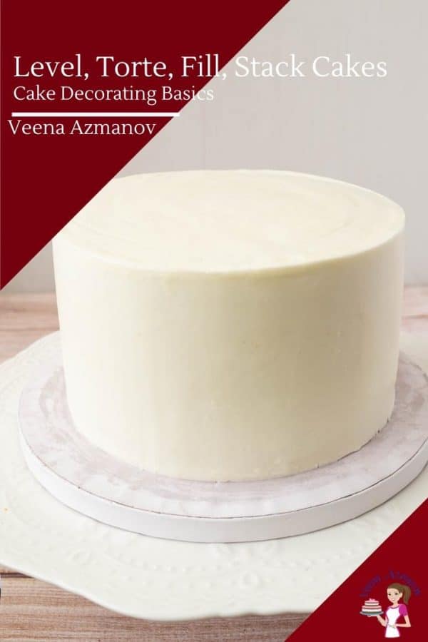 How to fill and frost a cake successfully after you level and torte it