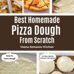 Pinterest image for Pizza dough to use on the same day.