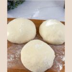 Pinterest image for Pizza dough to use on the same day.