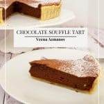 Pinterest image for soufflé tart.