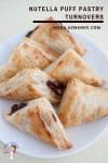 A plate of puff pastry.