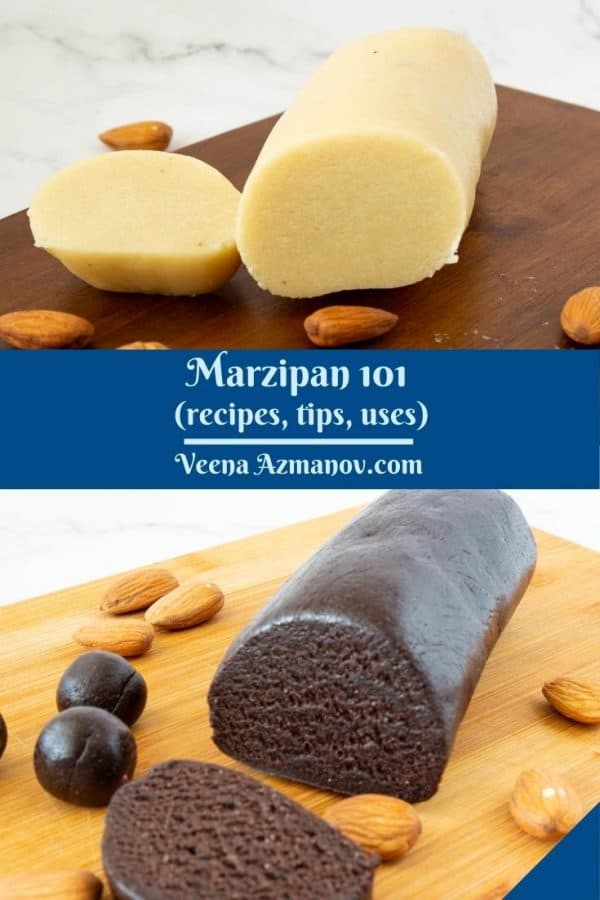 Pinterest image for marzipan.