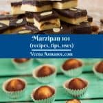 Pinterest image for marzipan tips and uses.