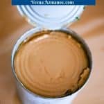 Pinterest image for dulce in a can.