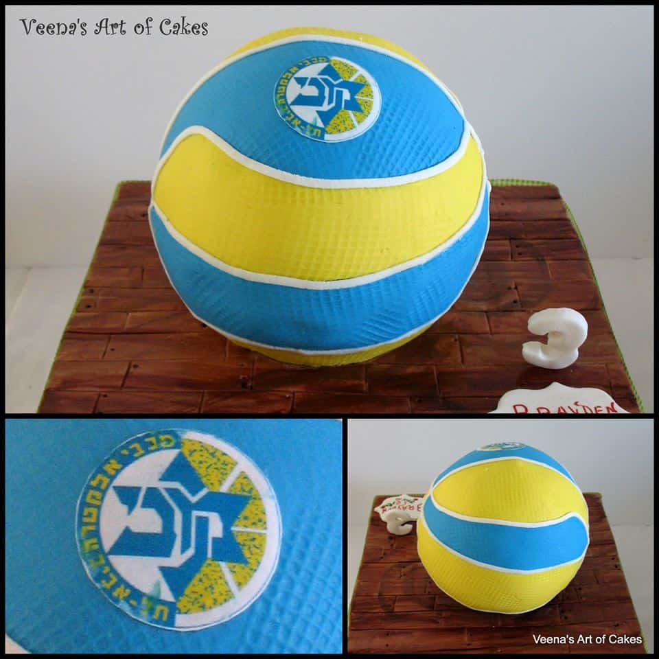 Maccabi Basketball cake