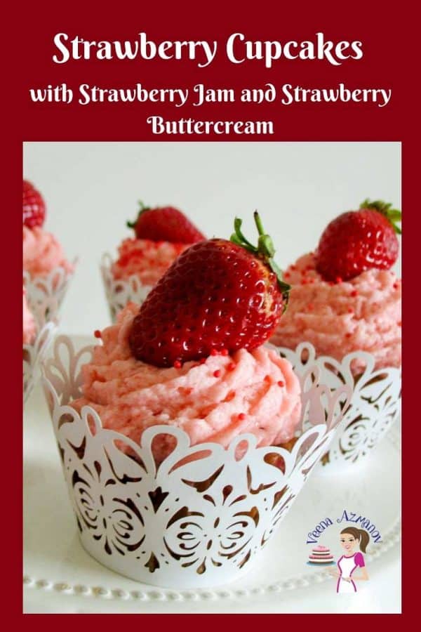 Strawberry cupcakes.