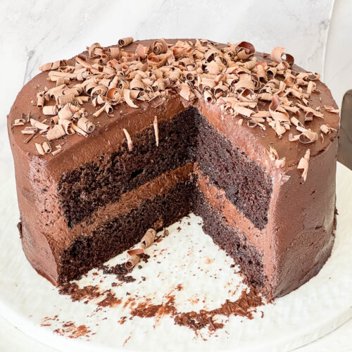 One Bowl Chocolate Cake Recipe (Moist & Easy)- Veena Azmanov Kitchen