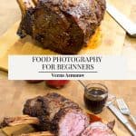 Pinterest image for food and cake Photography.
