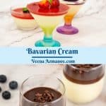 Pinterest image for creme Bavarian.