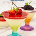 Pinterest image for creme bavarios.