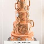 Pinterest image for cake decorating tips and troubleshooting.