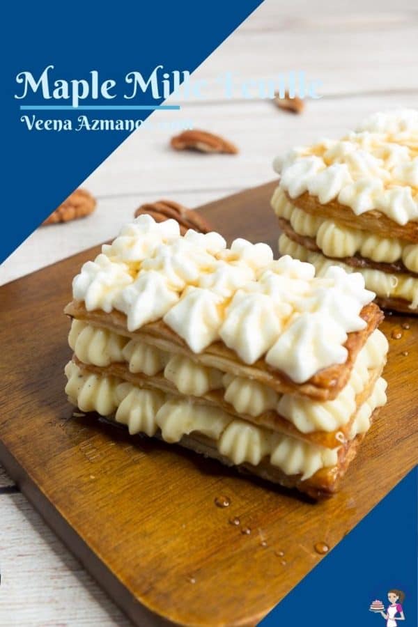 Pinterest image for mille feuille