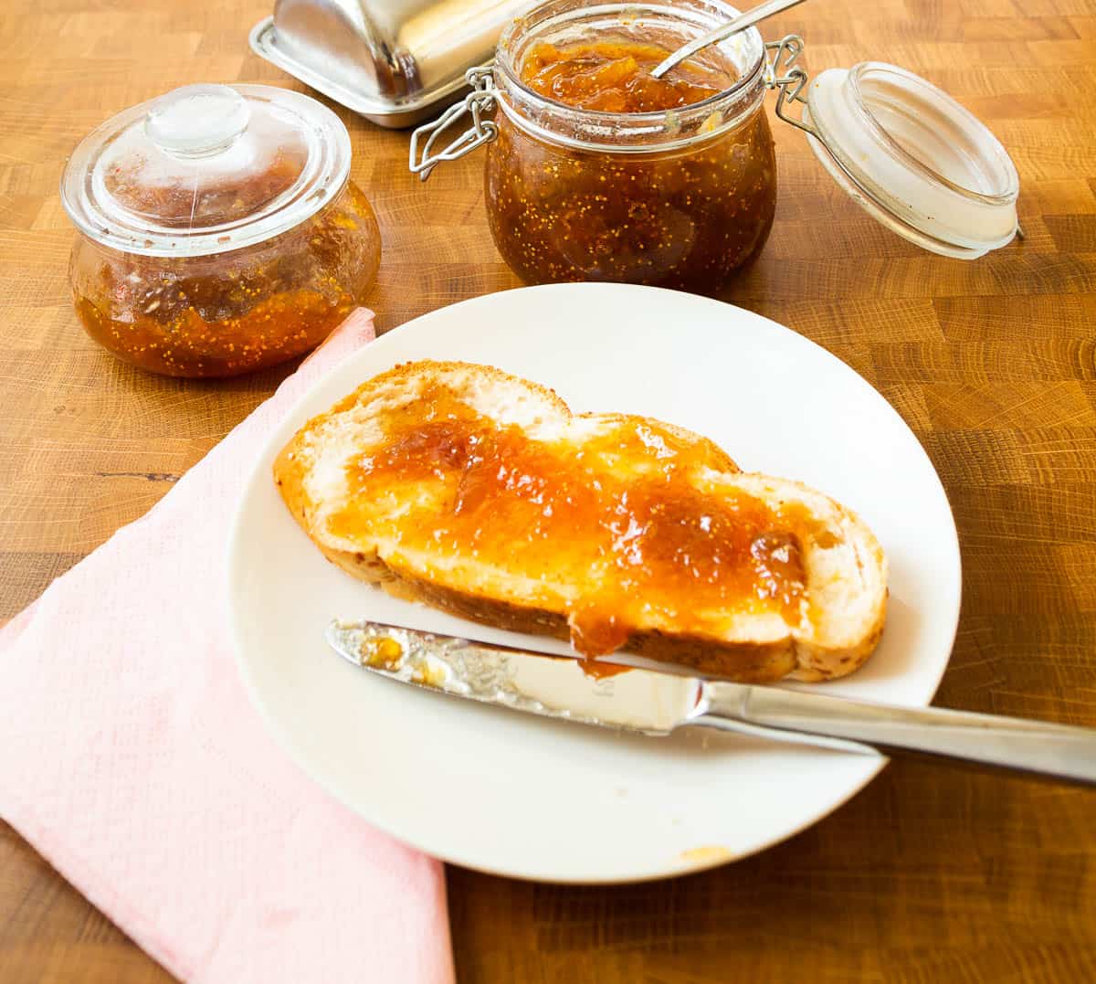 Fig Jam No Pectin just 3 ingredients Veena Azmanov